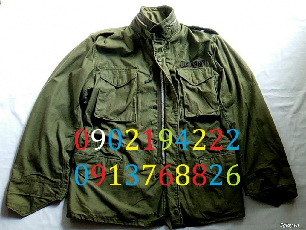 Bán áo khoác lính mỹ M65 philaket - áo field - áo jacket 1965 - 3
