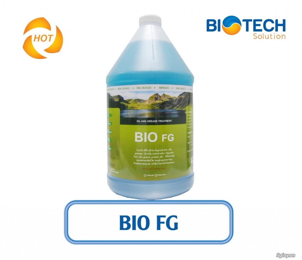 BIO - FG - Vi sinh xử lý dầu mỡ, bẫy dầu mỡ - 12