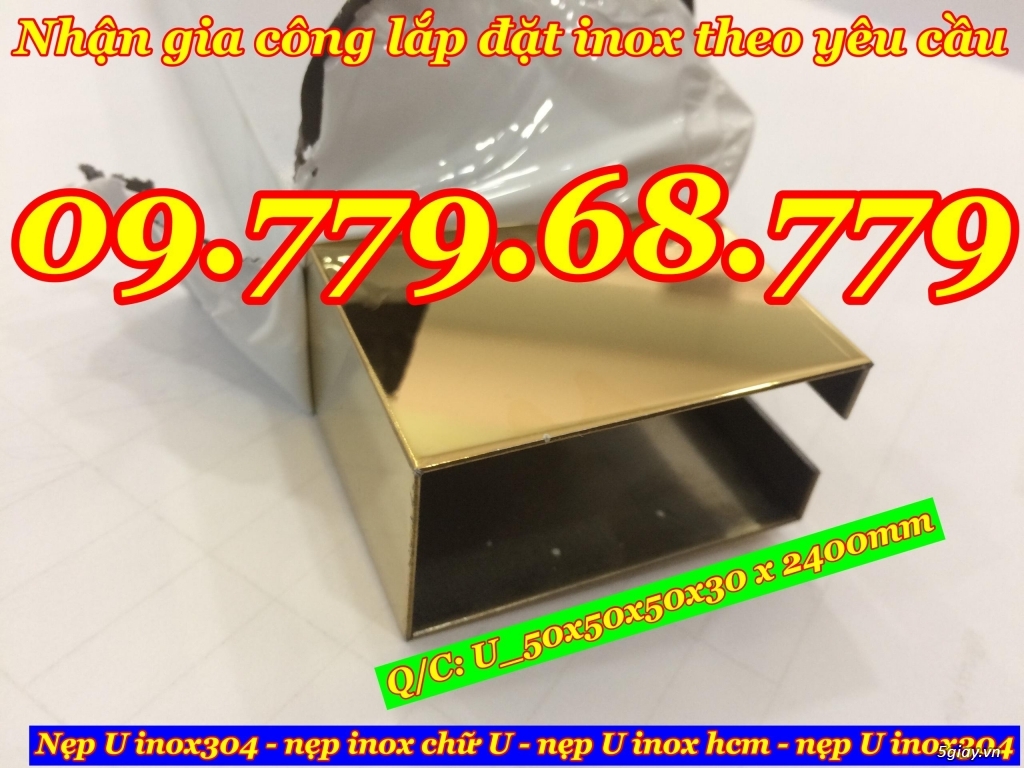 NẸP LA INOX 304 TRANG TRÍ - NẸP LÁ INOX 304 - LẬP LÀ INOX 304 - 30