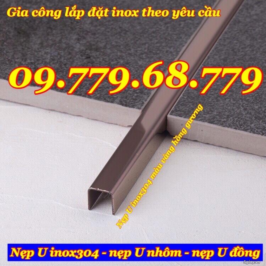 NẸP LA INOX 304 TRANG TRÍ - NẸP LÁ INOX 304 - LẬP LÀ INOX 304 - 23