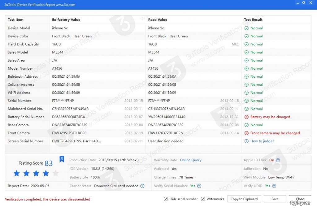 Cần bán: IPhone 5C 16Gb - 1