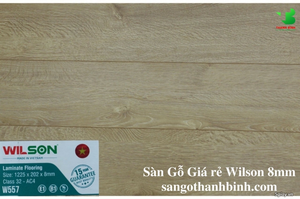 Cần bán: Sàn gỗ Wilson - Hàng Việt Nam chất lượng cao - 3