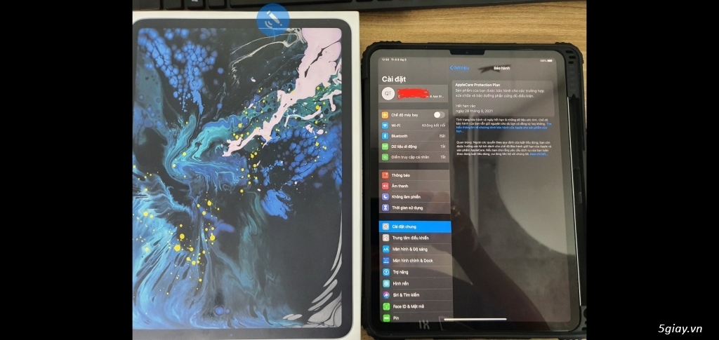 Ipad Pro 11 inch 2018 Silver 64gb 4G Bảo Hành AppleCare Đến 28/3/2021