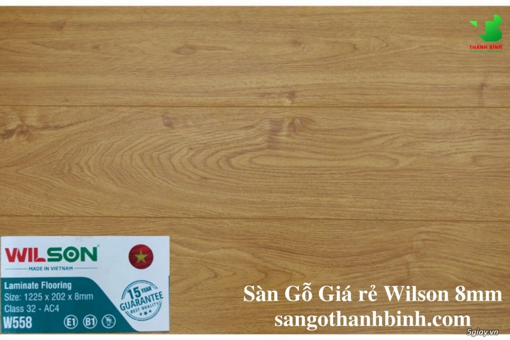 Cần bán: Sàn gỗ Wilson - Hàng Việt Nam chất lượng cao - 2