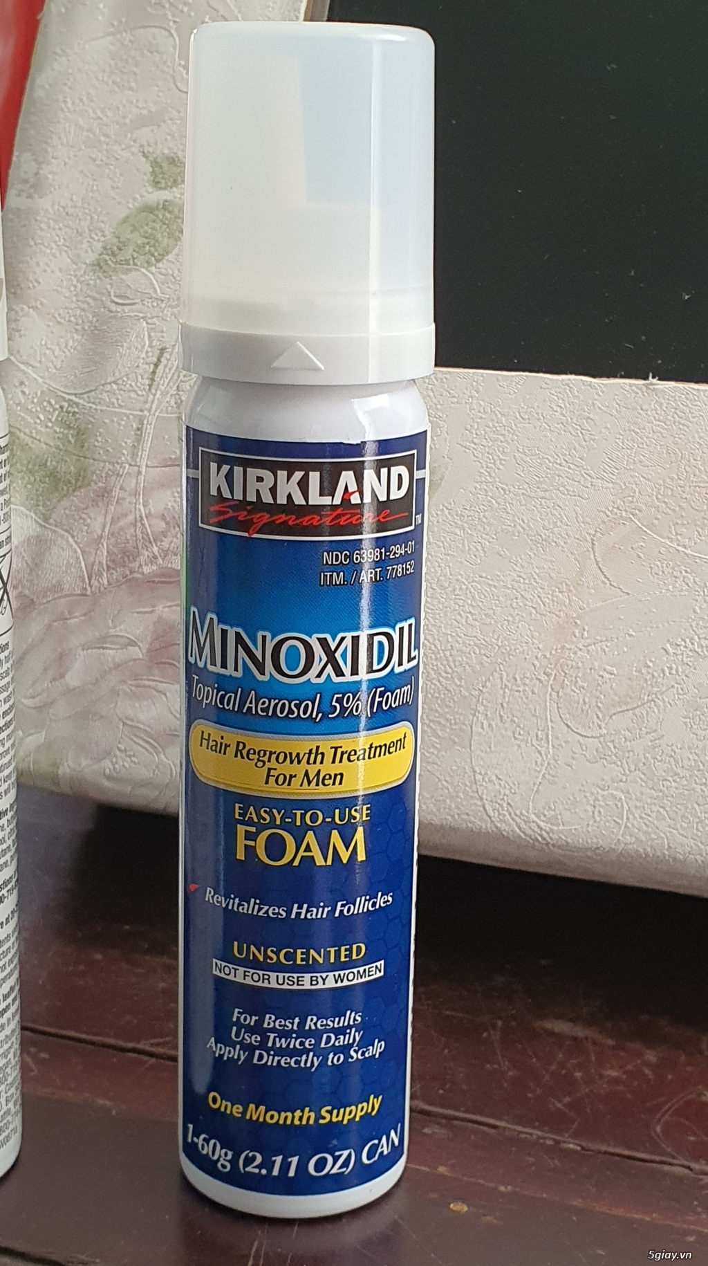 MinoxidiL , 5% dạng Foam , xách tay từ Mỹ , dư xài cần bán
