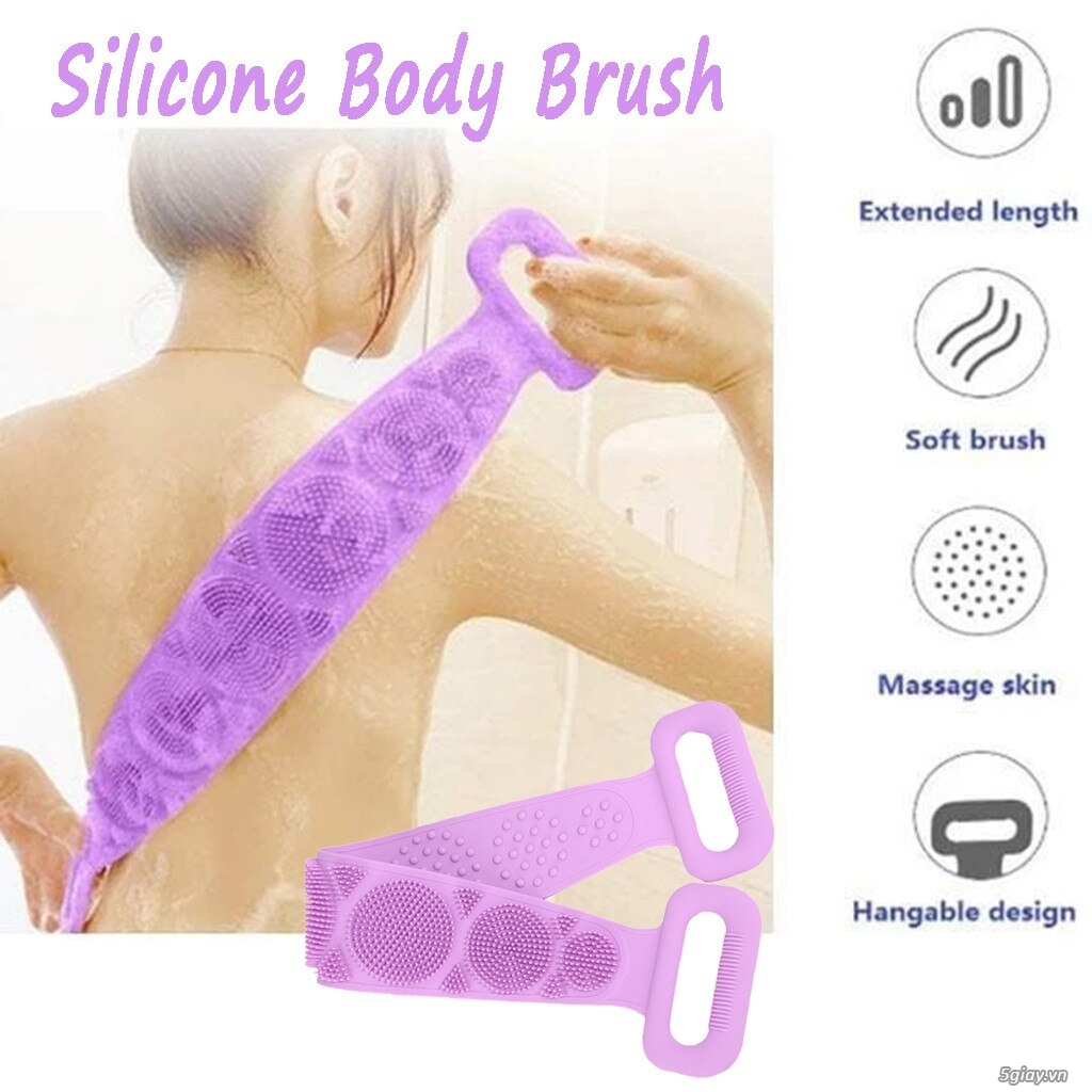 Đai Tắm Cọ Lưng Silicon Massage - 2
