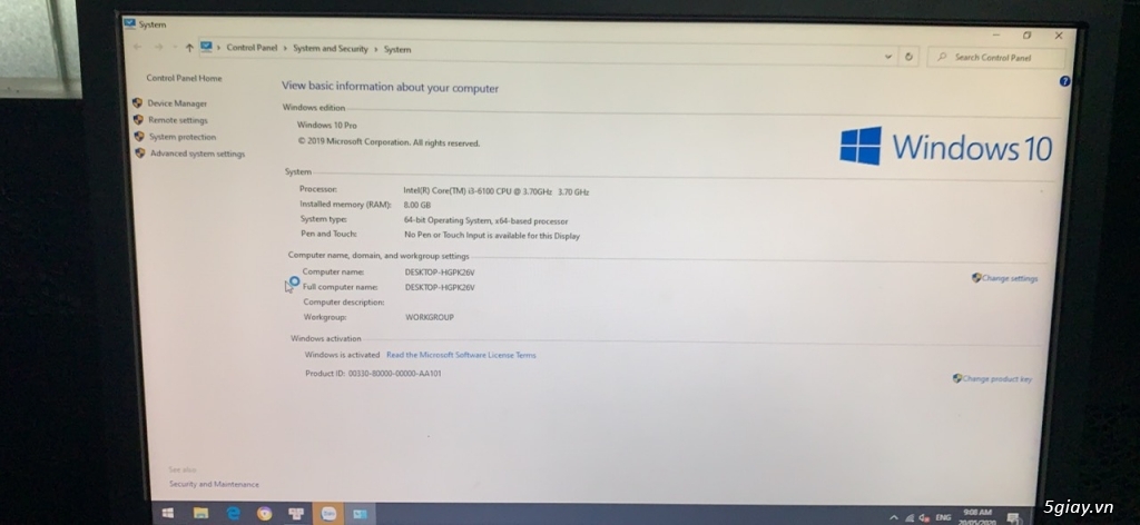 Thanh lý 8 máy dell core 6100 ram 8gb