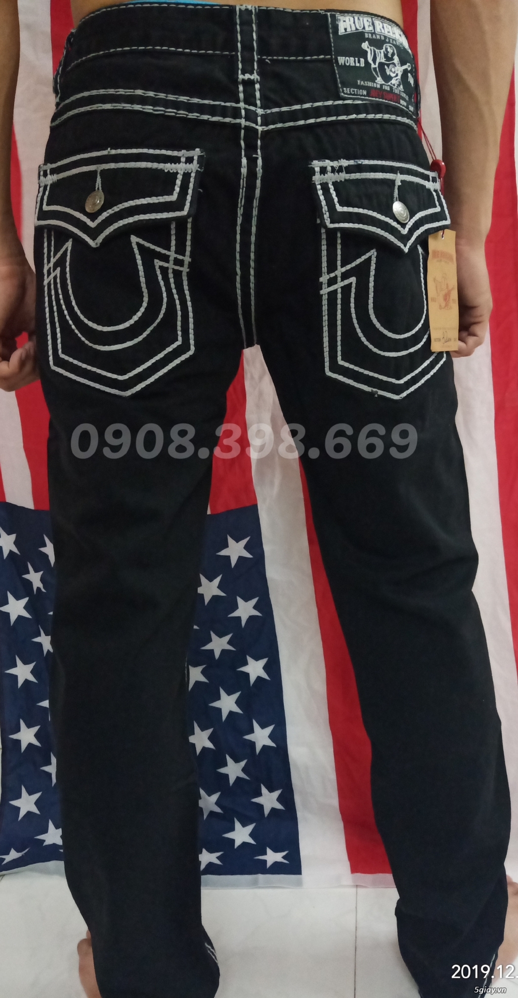 Quần jean ông địa true religion xách tay - 9
