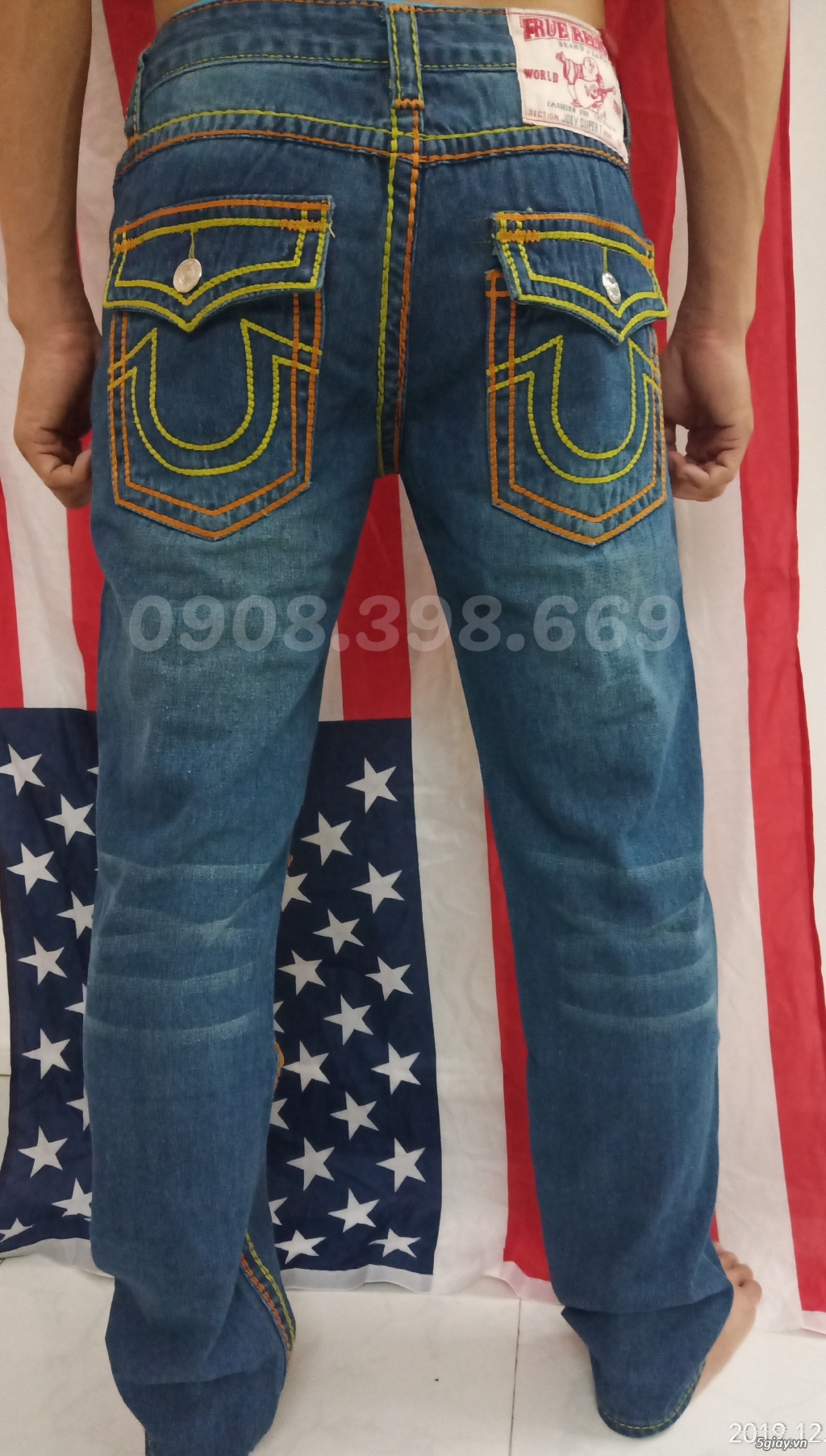 Quần jean ông địa true religion xách tay - 3