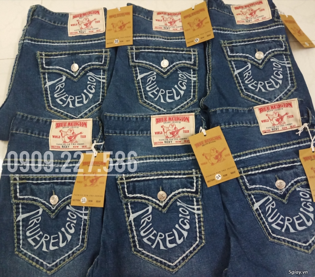 Quần jean ông địa true religion xách tay - 8