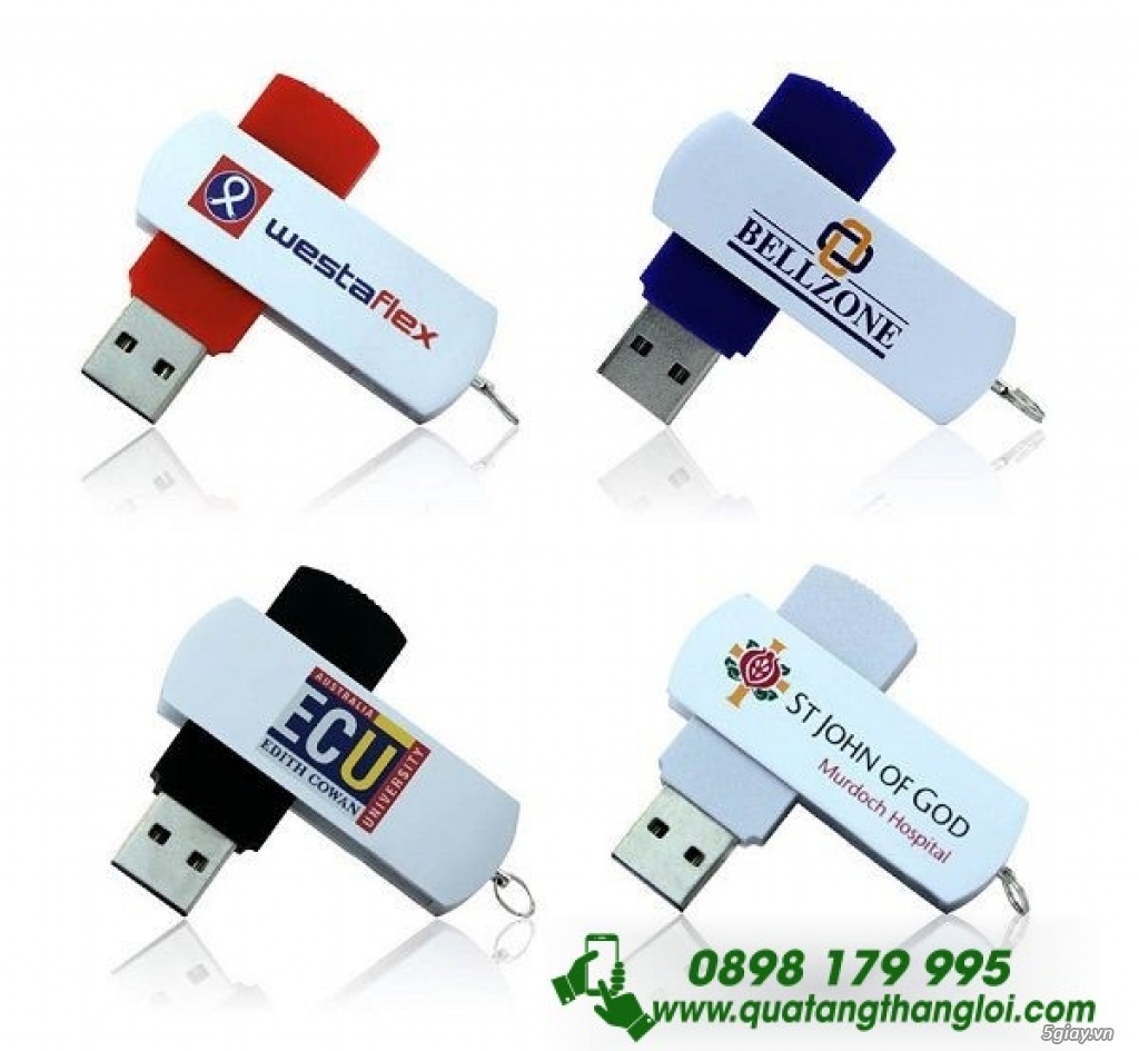 USB in khắc logo thương hiệu làm quà tặng quảng cáo - 2