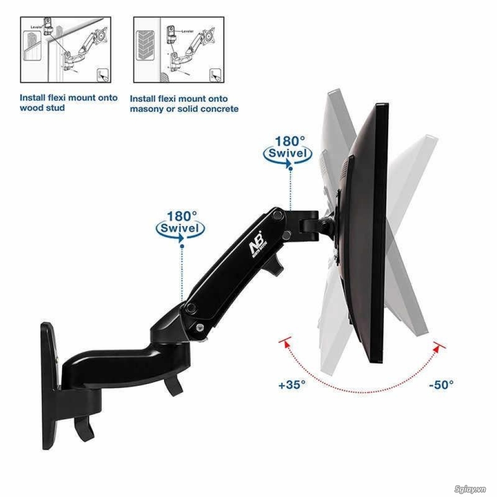 Giá Treo Tivi Máy Tính Để Bàn F80 (17-27 inch) - 3