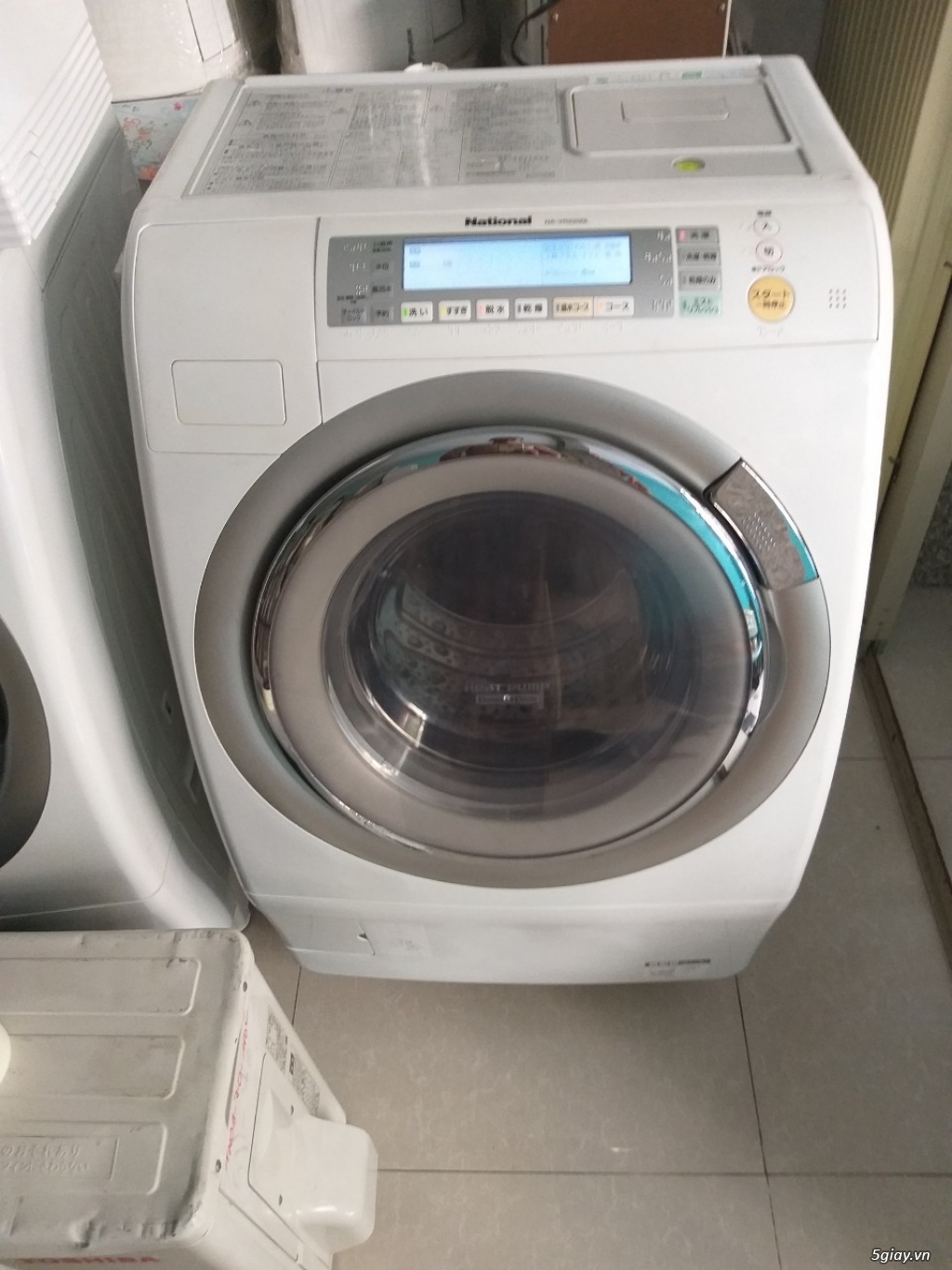 máy giặt NATIONAL NA-VR2200 hàng nội địa nhật giặt 9kg sấy 6kg - 1