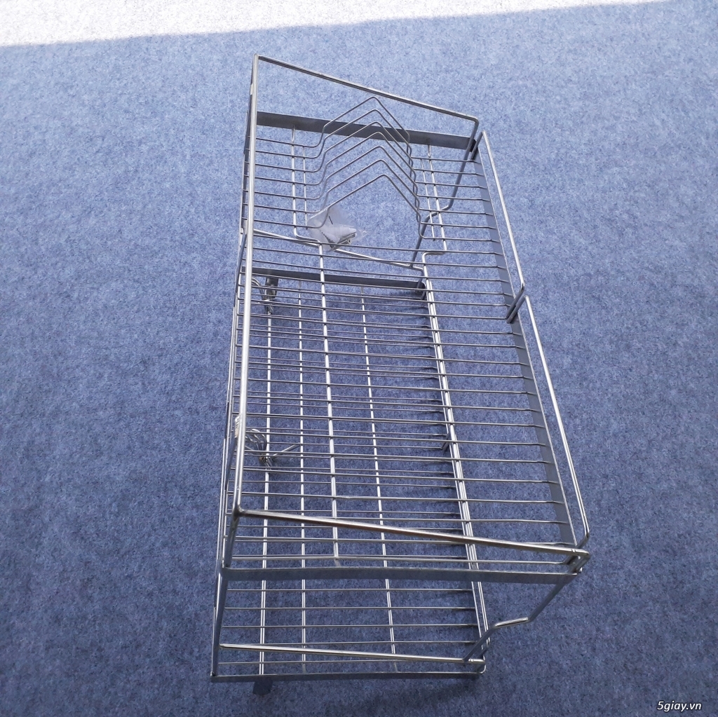 kệ chén treo 2 tầng inox 304