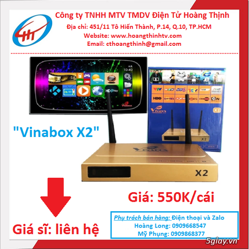 Vinabox X2 - Có bán kèm chuột không dây