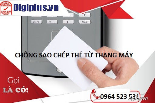 Đầu đọc và công nghệ chống copy sao chép thẻ thang máy