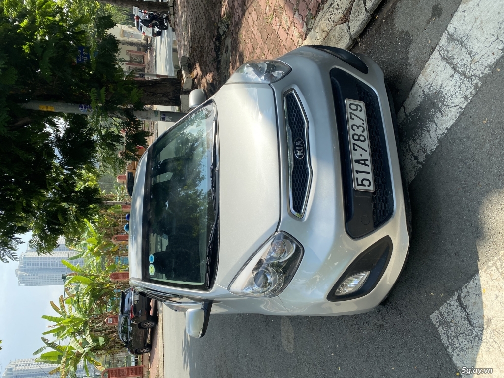 Bán KiA Picanto stđ 2014 màu bạc,xe nhà sử dụng - 2