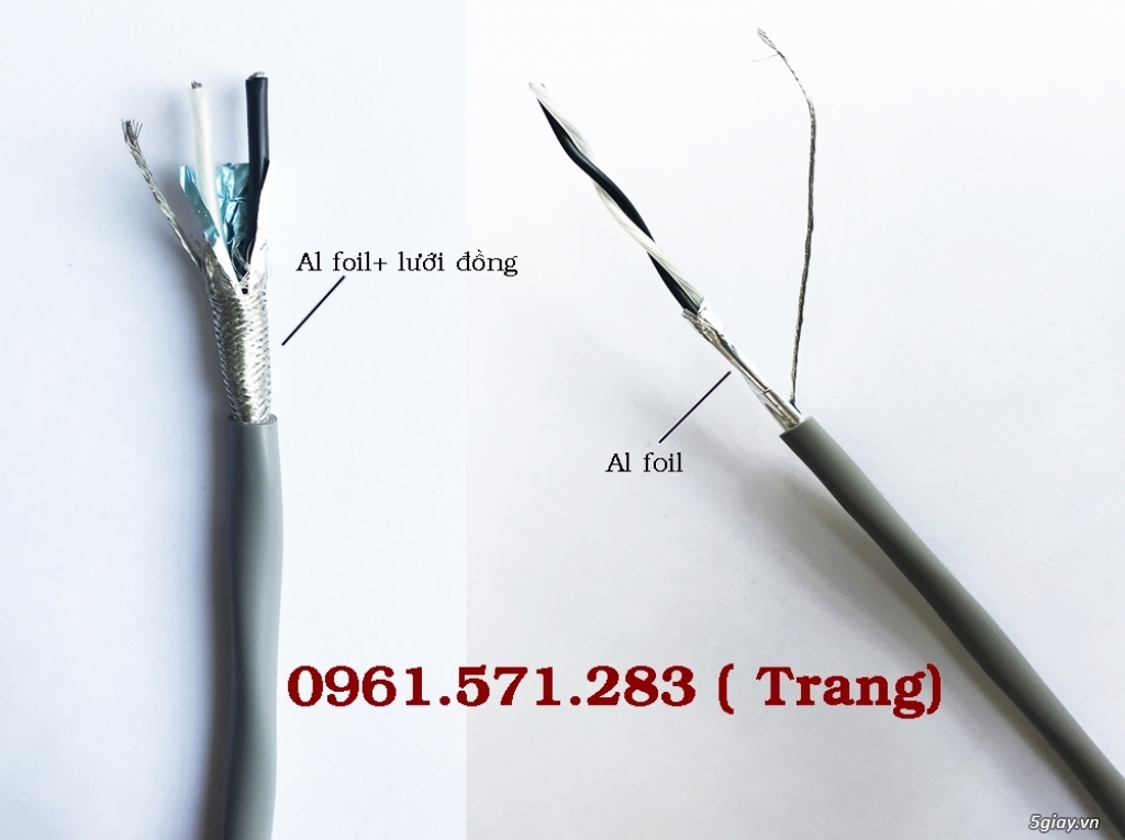 Cáp tín hiệu 2pair20awg, cáp vặn xoắn, cáp âm thanh