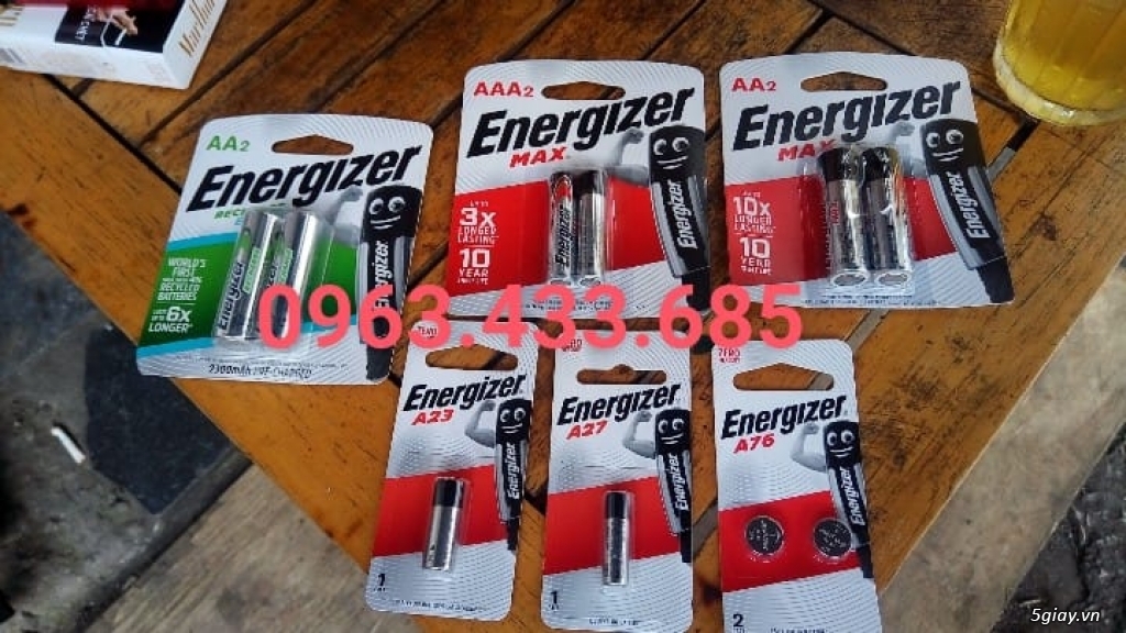 Phân phối pin Energizer chính hãng USA tại Hà Nôi - Hoàng Mai