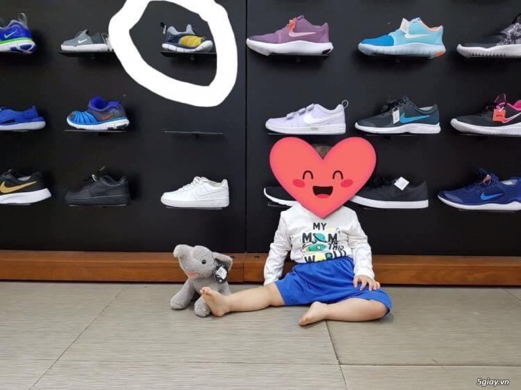 Thanh lý giày Nike Free cho bé 10 kí hàng chính hãng mua tại Parkson - 1
