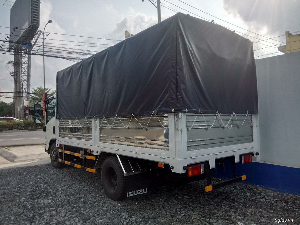 XE TẢI ISUZU 1T9 ĐẦU VUÔNG THÙNG MUI BẠT - 2