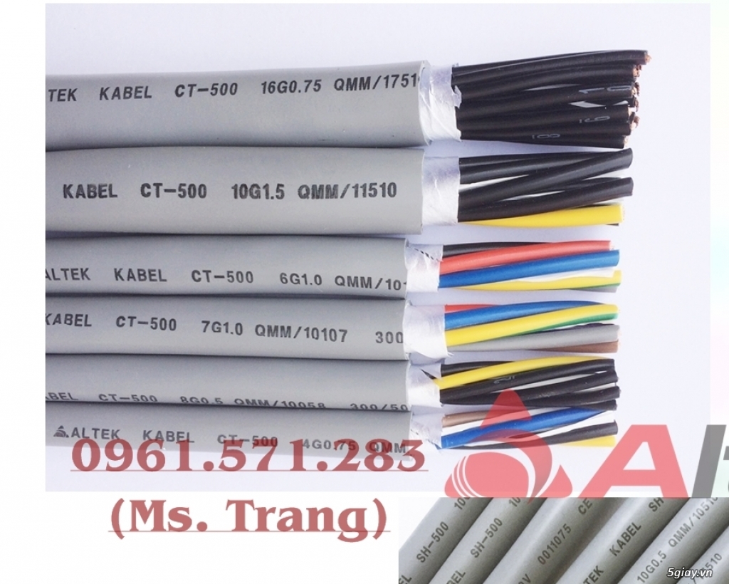 Cáp điều khiển Altek Kabel chuyên dùng trong tự động hóa - 1