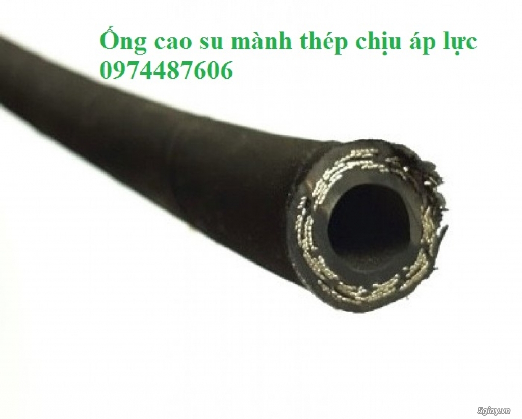 Ống cao su mành thép, dẫn dầu, khí nén, hóa chất, phun vẩy bê tông - 4