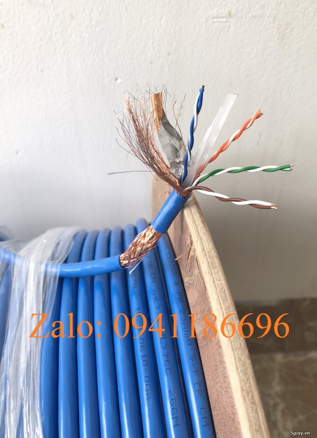 Cáp mạng Cat7 S/FTP bọc đồng lưới thép chống nhiễu - 3