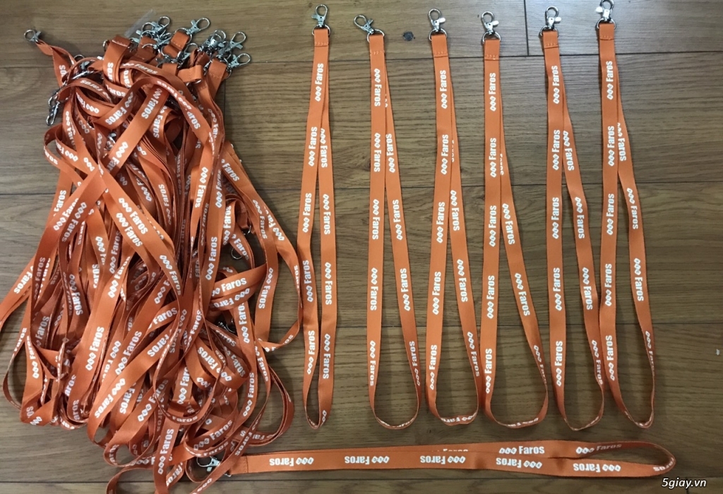 Dây đeo thẻ in ấn logo thương hiệu - 1