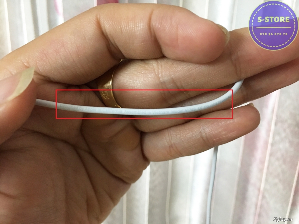 TAI NGHE IPHONE 7 LIGHTNING ZIN BÓC MÁY CHO IPHONE - 1