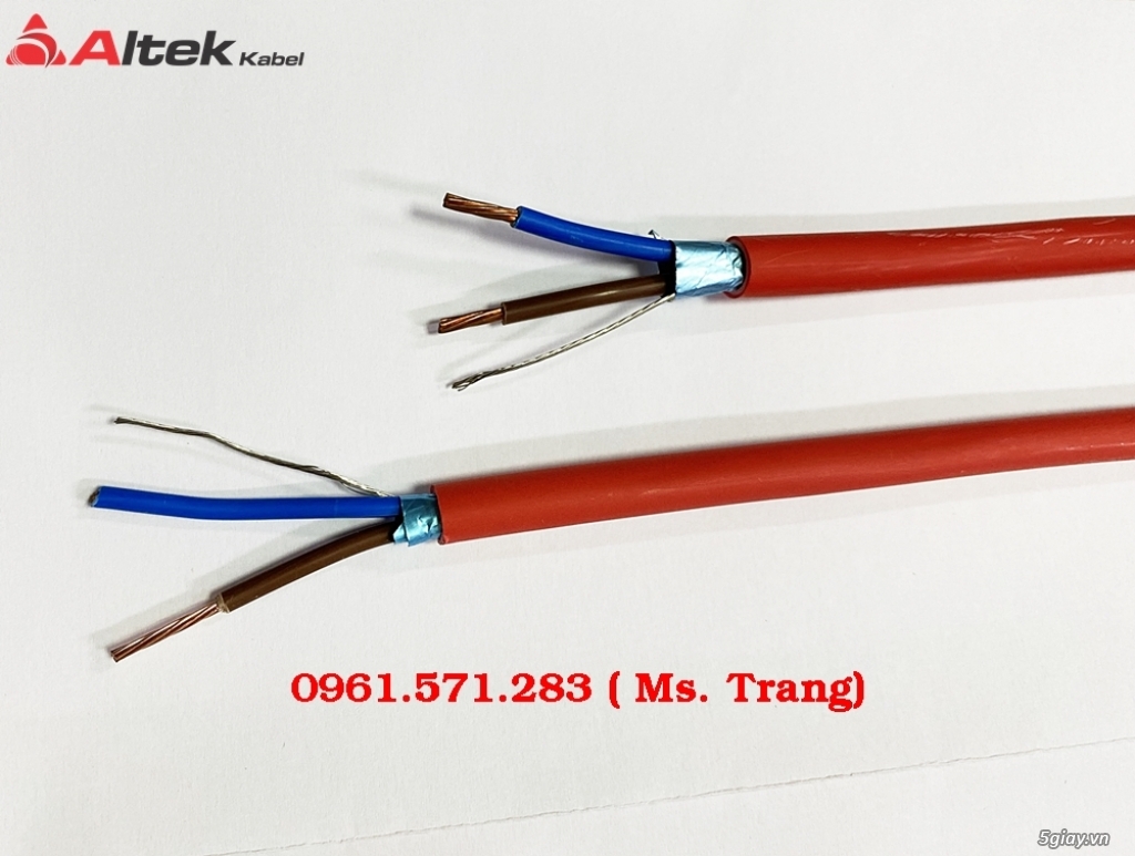 Cáp chống cháy, báo cháy 2x1.5 FR- Altek Kabel - 2