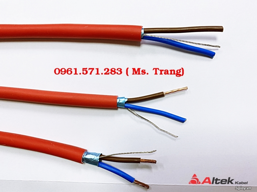 Cáp chống cháy, báo cháy 2x1.5 FR- Altek Kabel - 1