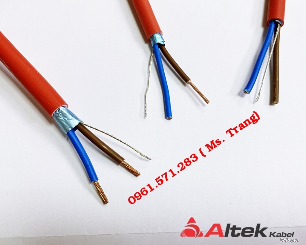 Cáp chống cháy, báo cháy 2x1.5 FR- Altek Kabel - 3