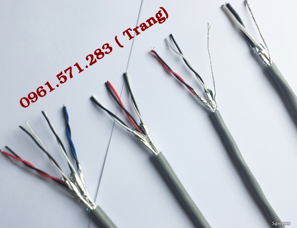 Cáp tín hiệu vặn xoắn 1pr18awg, 2pr18awg, 3pr18awg, 4pr18awg - 3