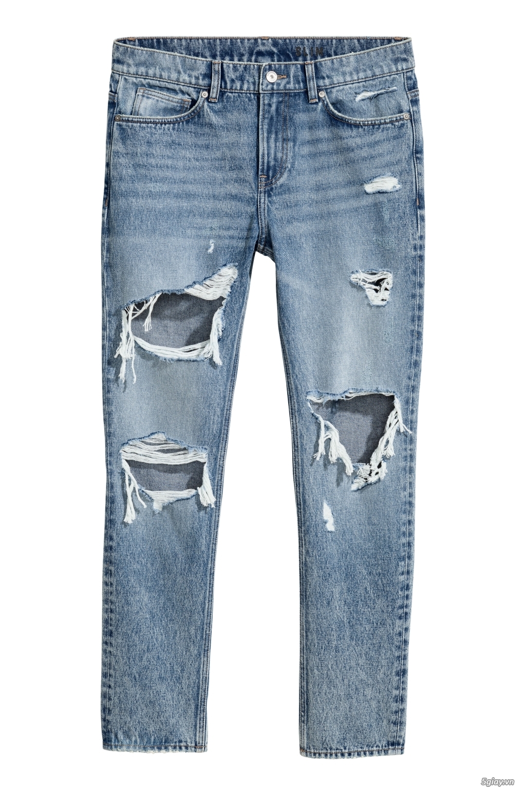 Quần Jeans thời trang H & M Slim Regular Trashed size 32 - 3