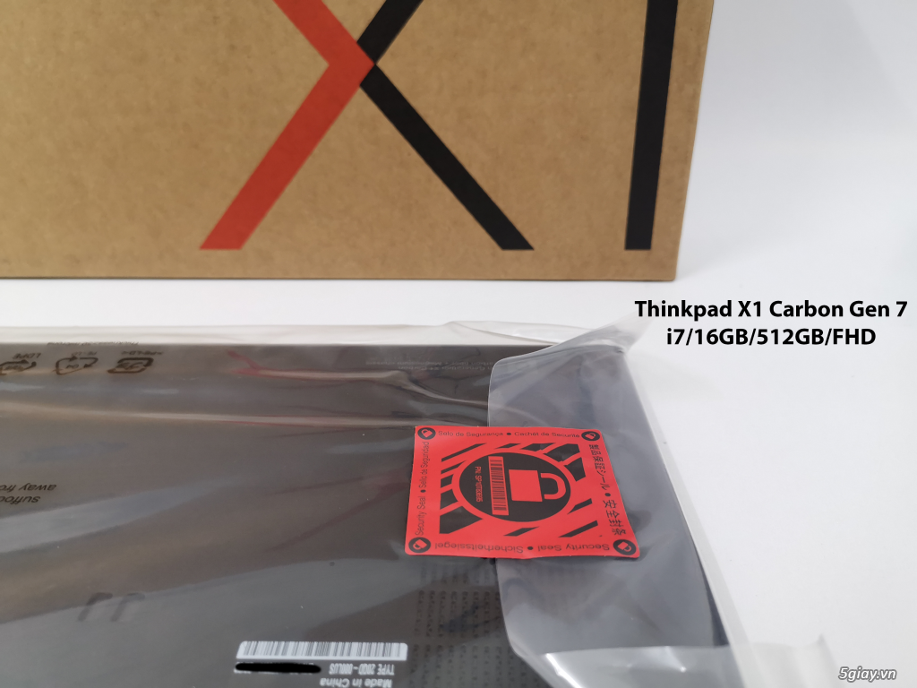 ThinkPad X1 Carbon Gen 7 - (i7/16GB/512GB/FHD) - New - 1