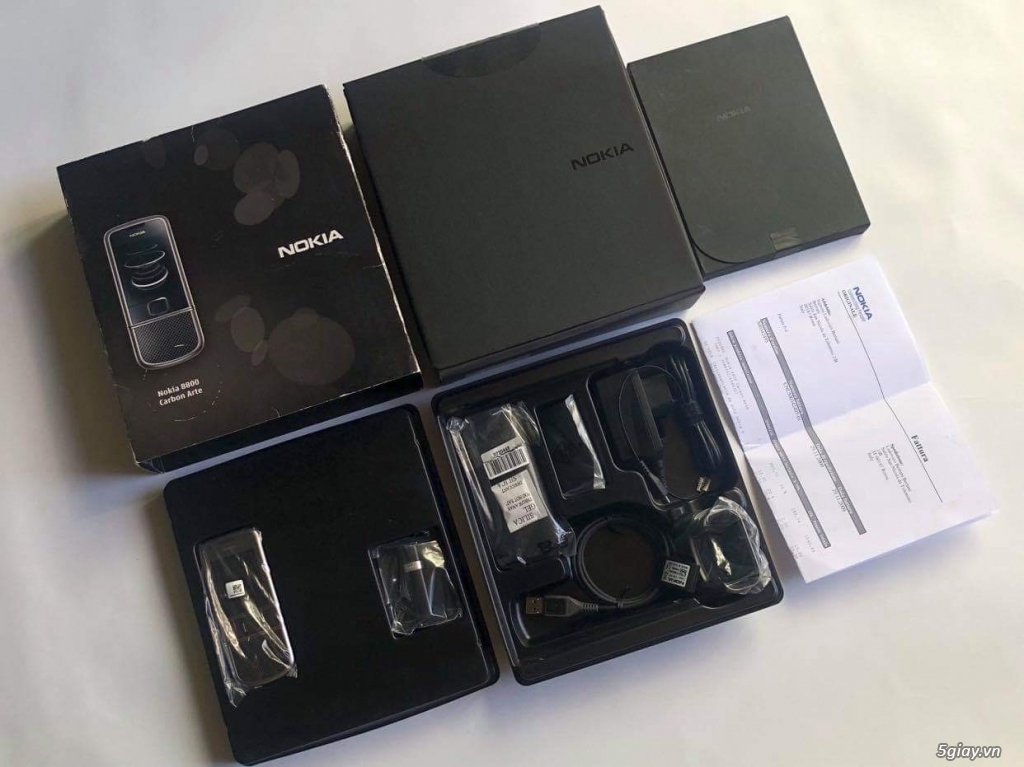 Nokia 8800 Carbon Arte Titanium Brandnew nguyên hộp xuất Italia - 18