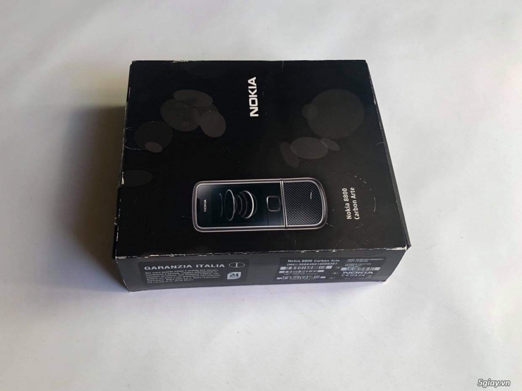 Nokia 8800 Carbon Arte Titanium Brandnew nguyên hộp xuất Italia - 19