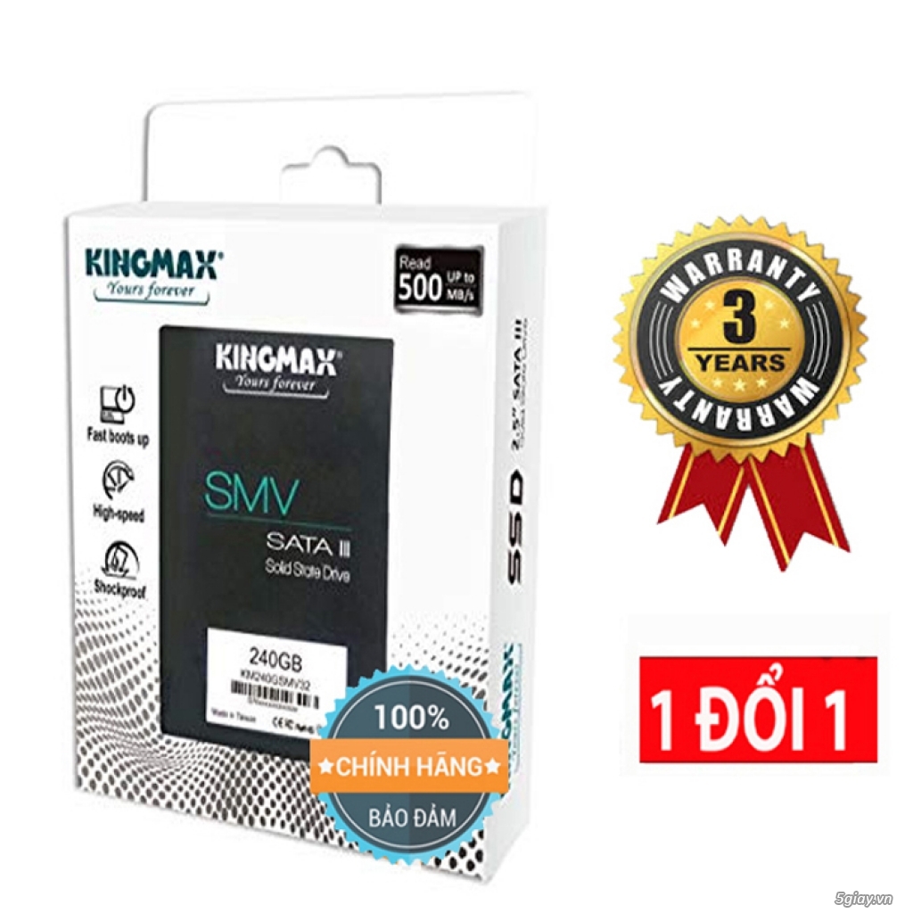 Ổ cứng SSD 480GB Kingmax SMV32 ( tặng hdd 500G)