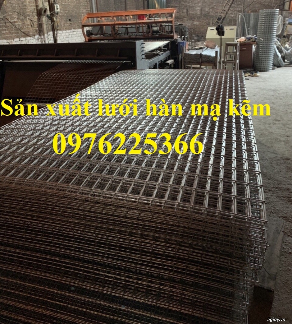 Lưới thép hàn mạ kẽm, lưới hàn mạ kẽm, lưới ô vuông - 1