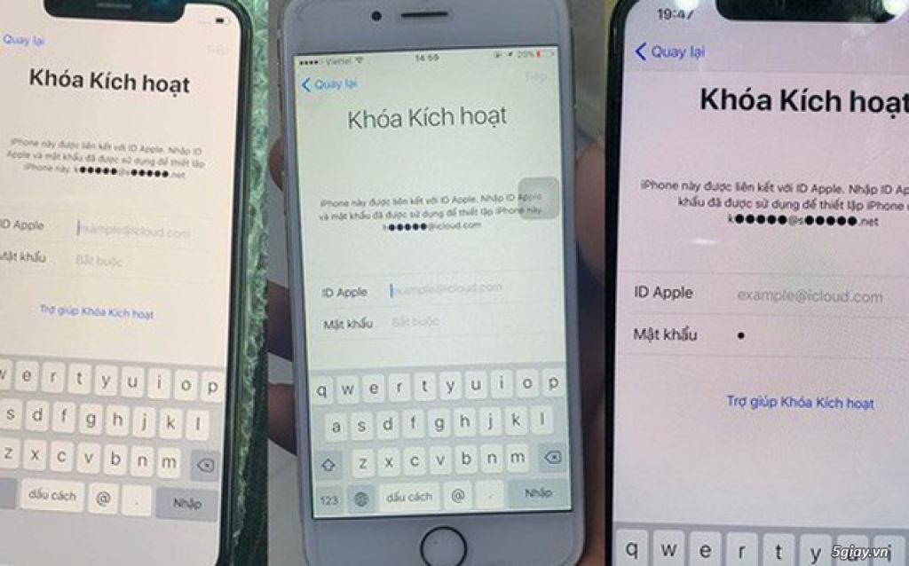 Nhận mở khoá Icloud, bypass, FMI OFF, ghép sim từ 6s tới Pro Max