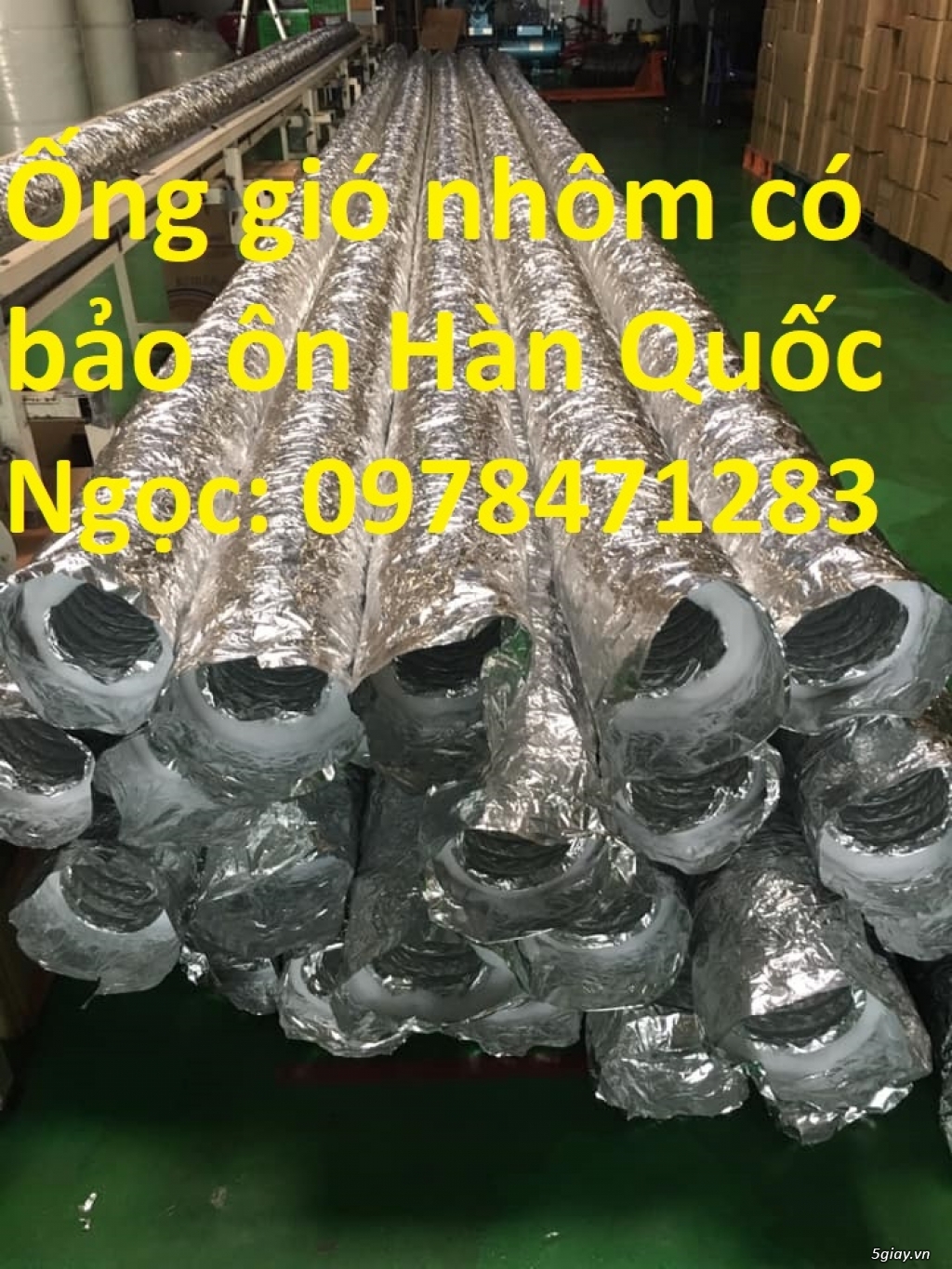 Ống gió mềm nhôm nhập khẩu từ Hàn Quốc chuyên dẫn gió, hút mùi. - 4