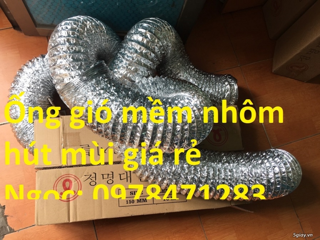 Ống gió mềm nhôm nhập khẩu từ Hàn Quốc chuyên dẫn gió, hút mùi. - 3