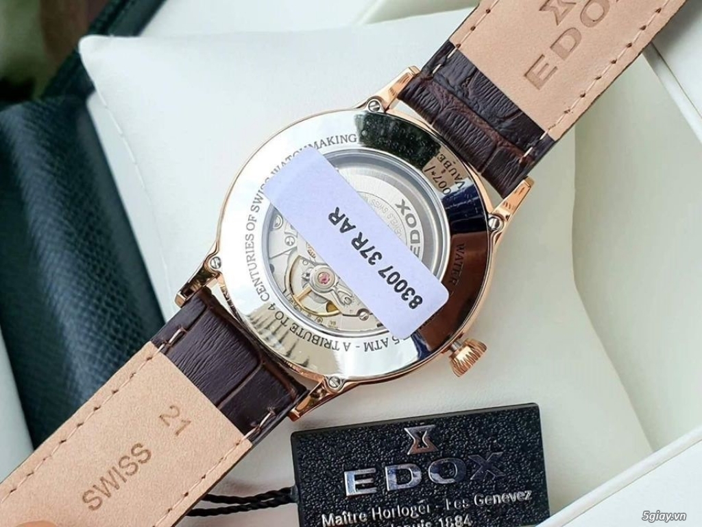 Đồng hồ Thụy Sỹ cực chất với giá mềm: Edox - 7