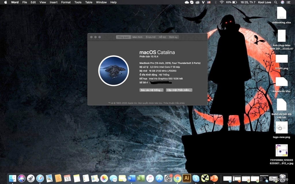 Cần Bán macbook pro 2016 13' touch bar fix mạnh - 1
