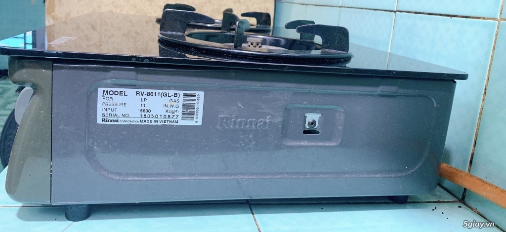 BẾP GAS RINNAI MẶT KÍNH MỚI 90% - 1