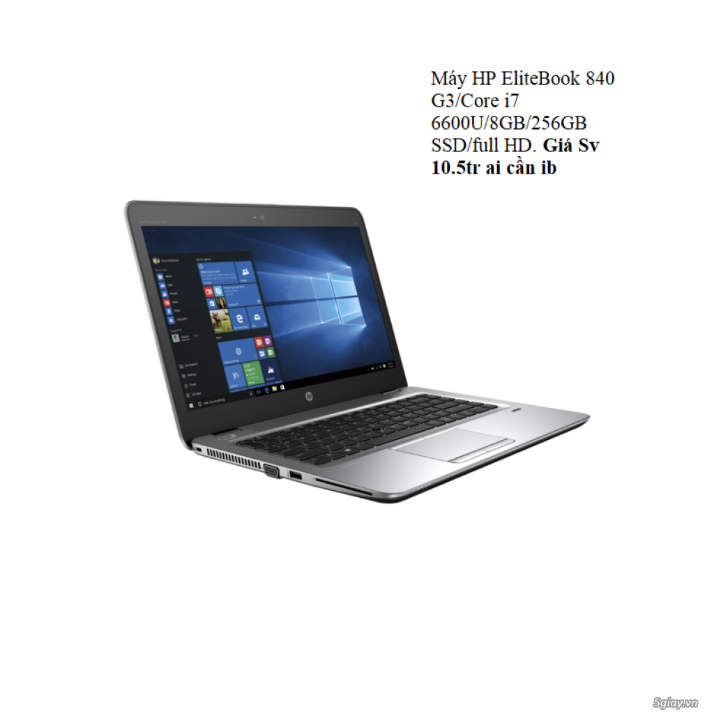 Cần bàn : HP EliteBook 850 G3/core i7-6600/8Gb/256Gb SSD/full HD