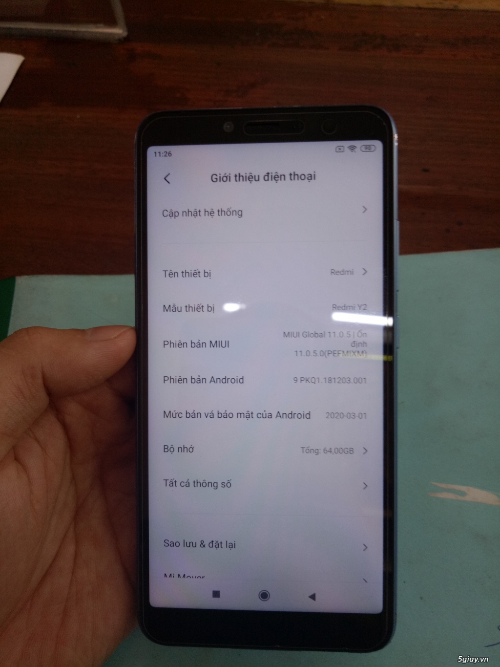 Bán điện thoại redmi Y2 (4/64gb) máy đẹp như mới - 3