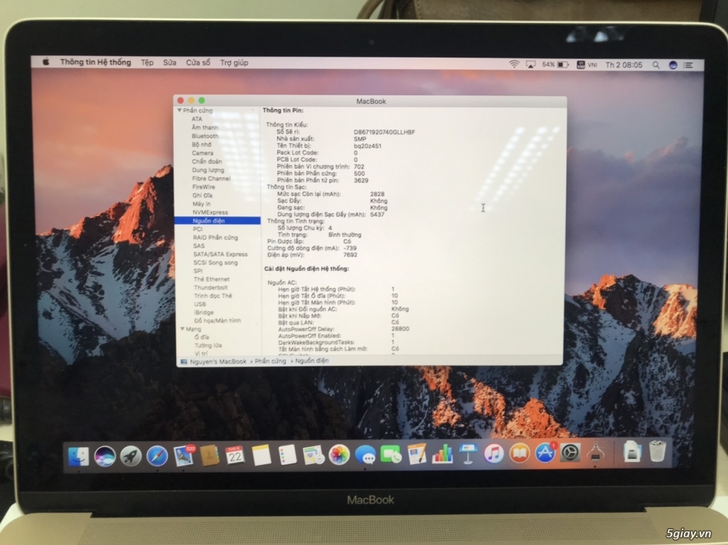 Cần bán Macbook 2017 Retina 12'' - 1.4GHZ Core i7 màu Pink - 1