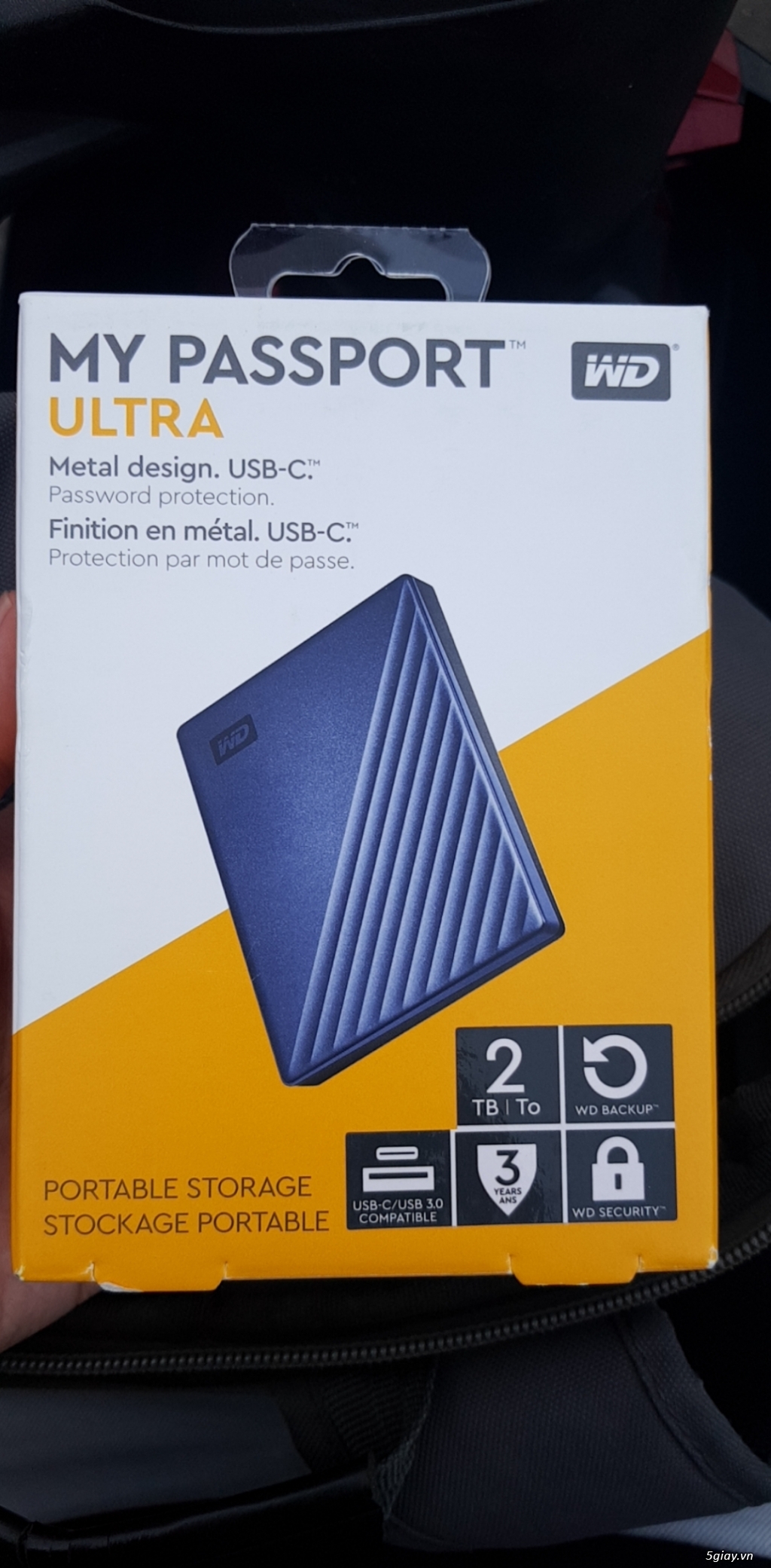 Cần Bán: Ổ cứng di động HDD WD 2TB MY PASSPORT UlTRA mới 100% - 3